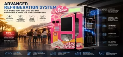 Ultimate Guide to Refrigeration Systems in Automatic Soft Ice Cream Vending Machines